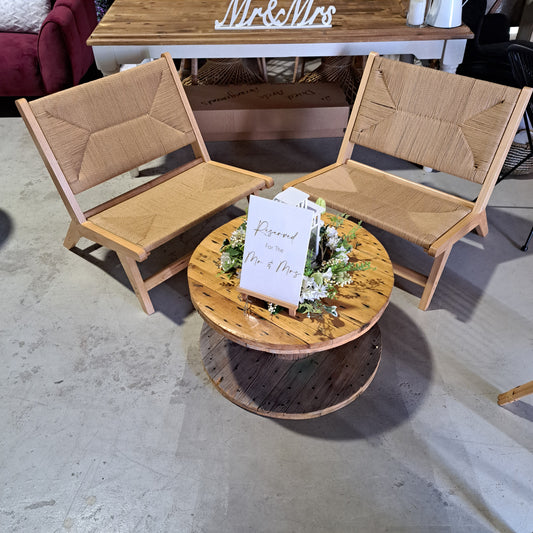 Jute Occasional Chair