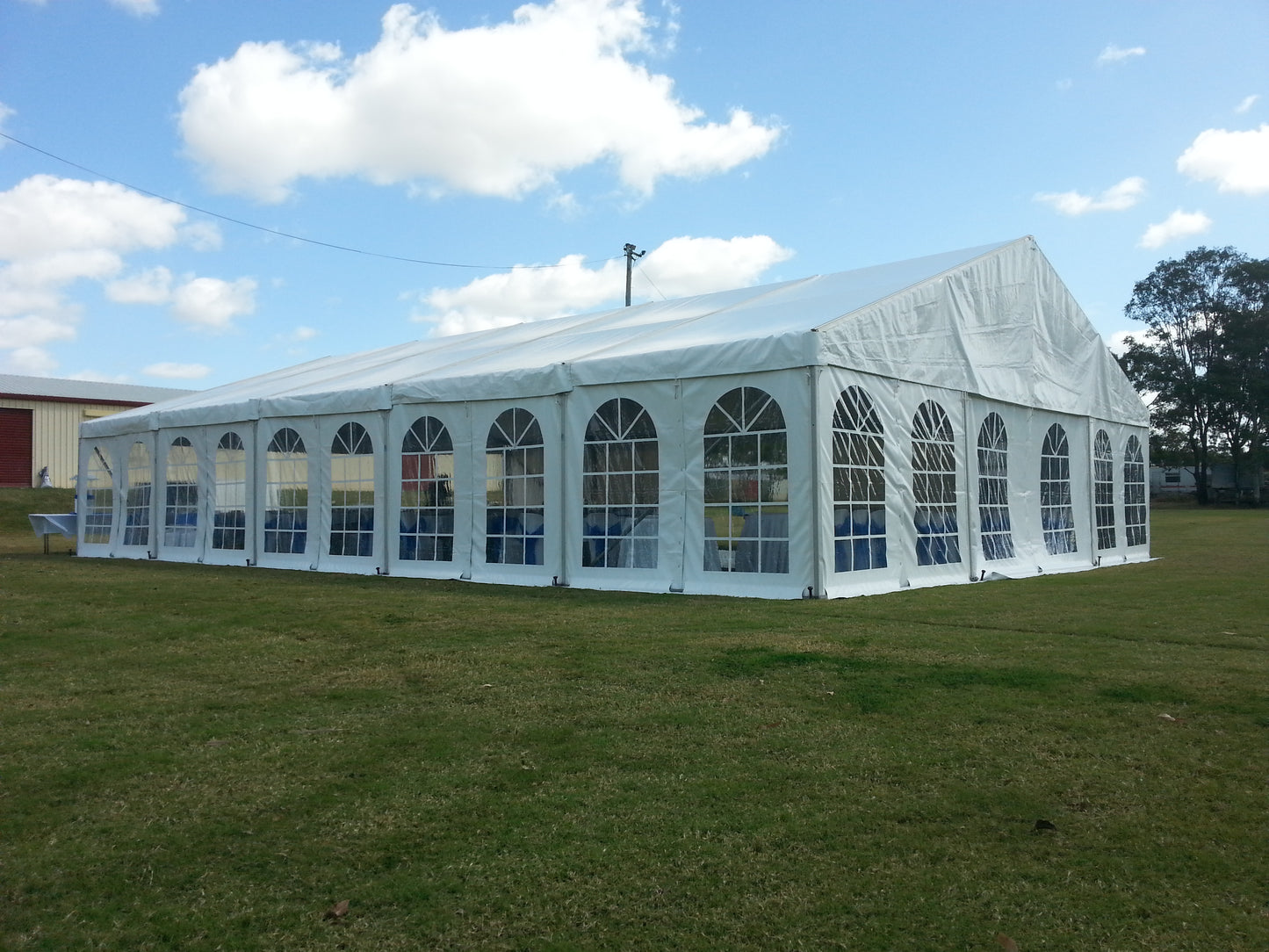 10m Span White Pavilion