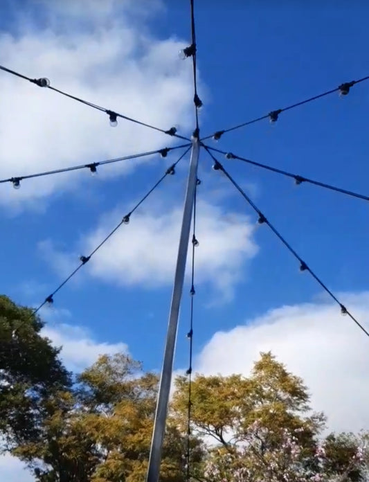 20M Festoon Lighting - DRY HIRE