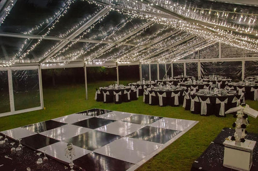 Black & White Dance Floor Panel