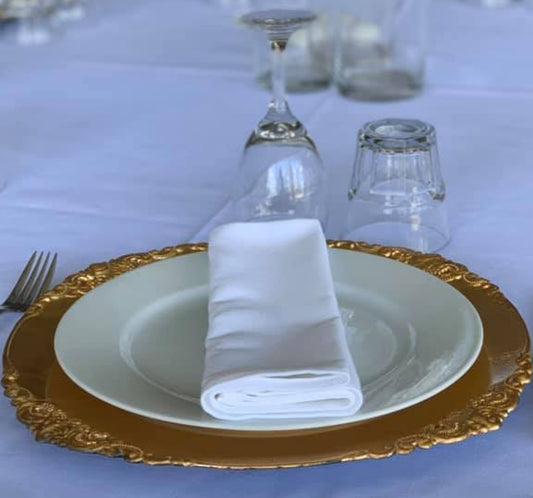 White Dinner Plate