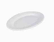 White Oval Plate
