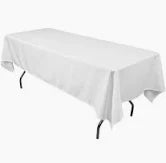White Long Tablecloth - 260cm