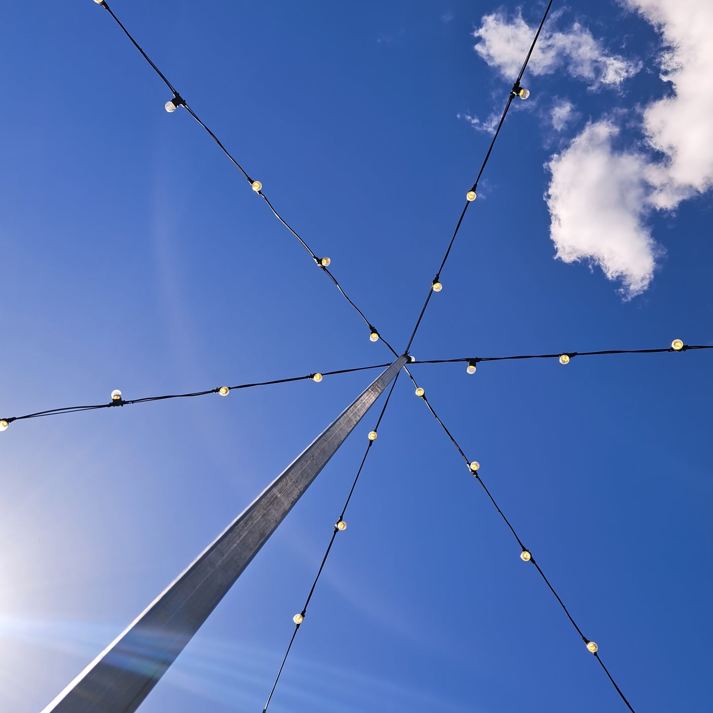 20m Festoon Lighting - SETUP
