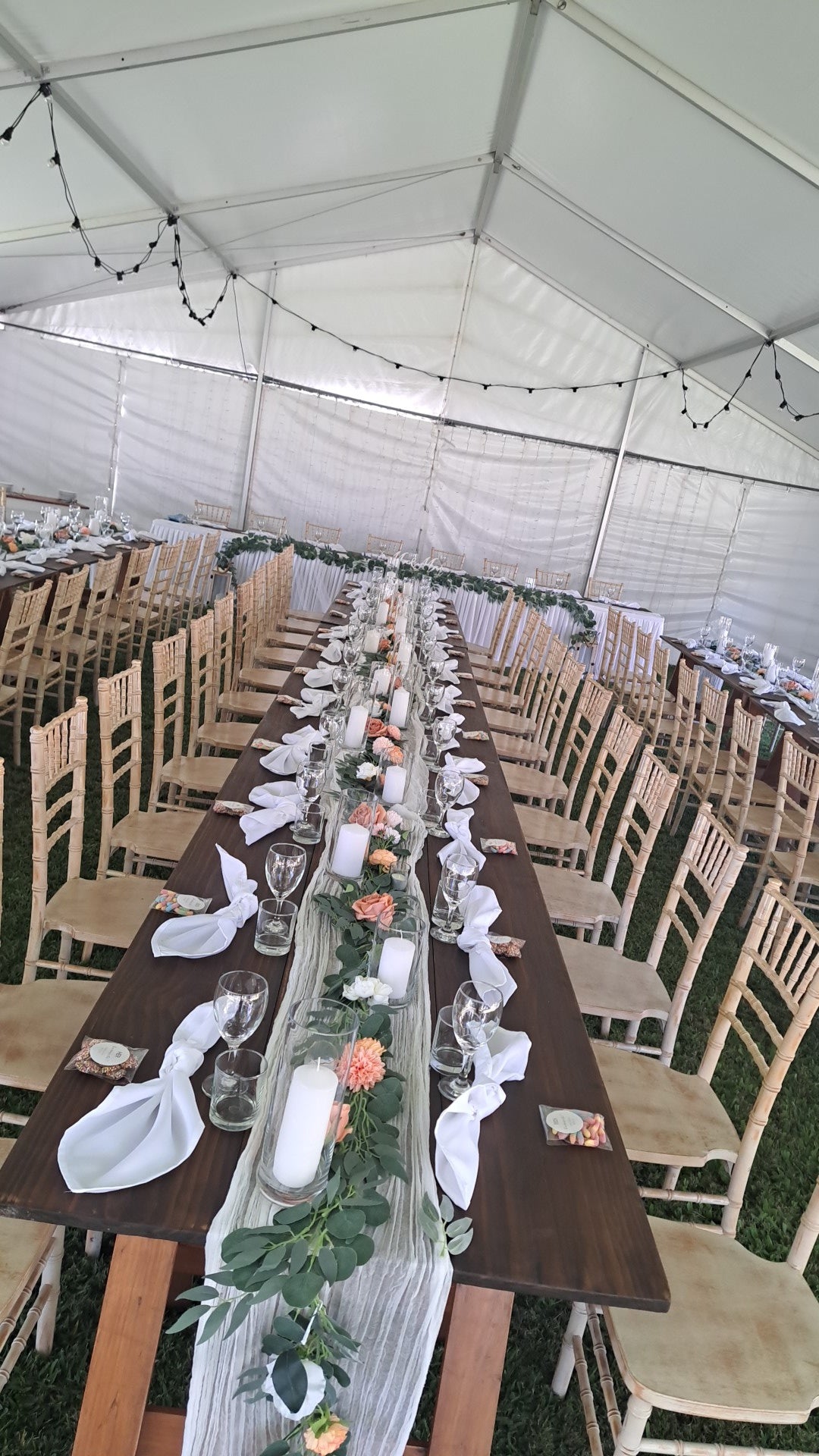 10m Span White Pavilion